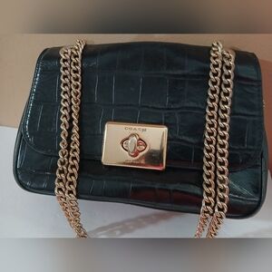 Coach Cassidy Croc-embossed Crossbody Bag